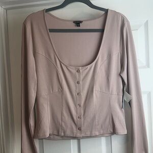 Guess Tencel Button-Up Top